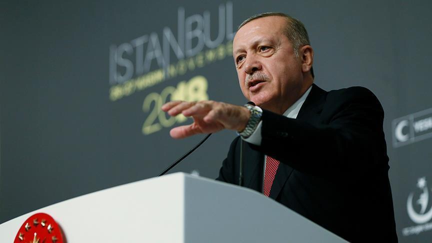 أردوغان ينتقد ازدواجية الإعلام الدولي تجاه تركيا