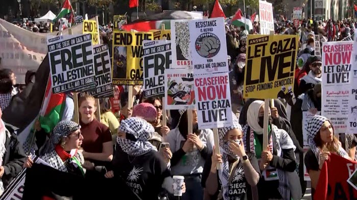  في بريطانيا وفرنسا والدنمارك .. مظاهرات حاشدة لدعم غزة 