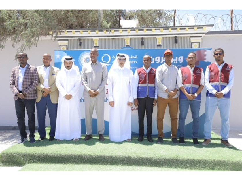  «قطر الخيرية» دشنت مشاريع حملتها الرمضانية «ويؤثرون» في الصومال