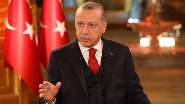 أردوغان: لا يمكن على الإطلاق النظر بشكل إيجابي لخطة أمريكا للسلام بالشرق الأوسط