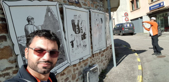 الرسام القلاف أول كويتي وخليجي يشارك في مهرجان عالمي للكاريكاتير بفرنسا