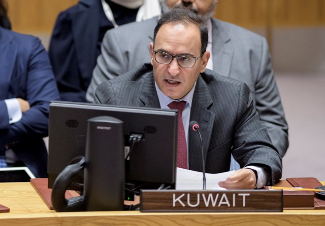 الكويت تعرب عن املها في ان يتم احراز تقدم يساهم في تفعيل المسار السياسي السوري