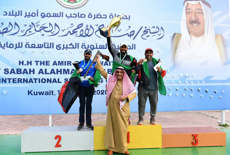الكويت تحتفظ بلقب بطولة الأمير للرماية