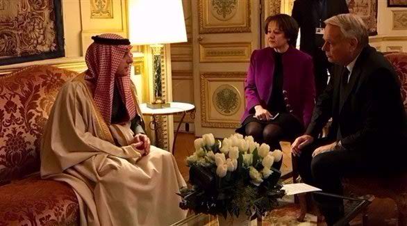 وزير الخارجية السعودي يبحث مع نظيره الفرنسي نتائج مؤتمر باريس