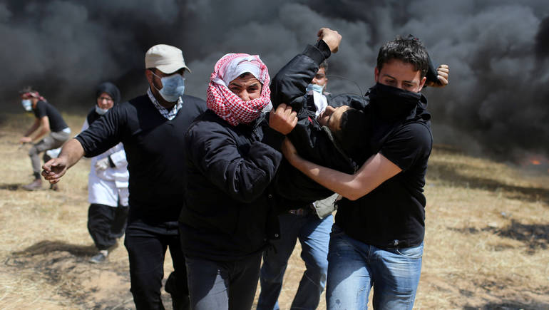 استشهاد فلسطينيين اثنين واصابة آخرين في قصف إسرائيلي شمال قطاع غزة 