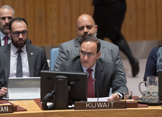 الكويت تؤكد تضامنها الكامل مع الشعب الفلسطيني ودعمها لنضاله المشروع