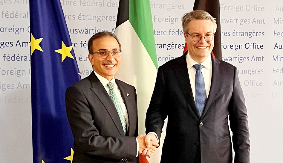  ليندنر يشيد بقوة العلاقات الألمانية مع الكويت