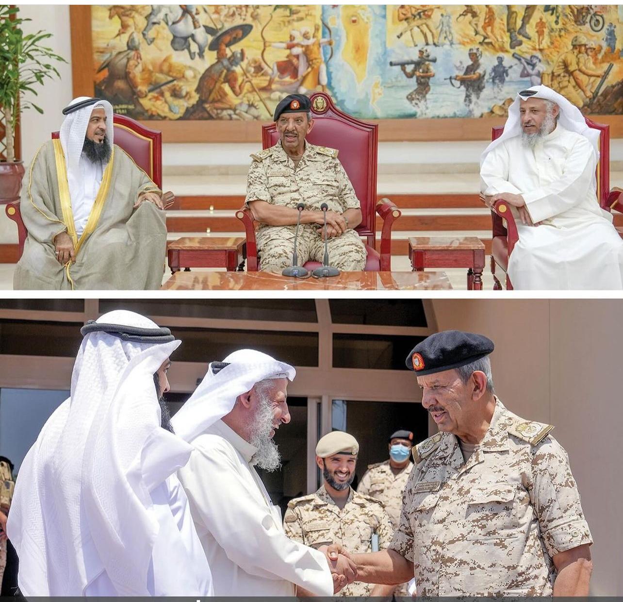  القائد العام لقوة دفاع البحرين  يستقبل مجلس ادارة جمعية إنسان الخيرية
