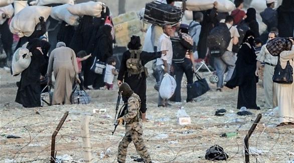 هروب 50 عائلة داعشية من غرب الموصل باتجاه الرقة السورية