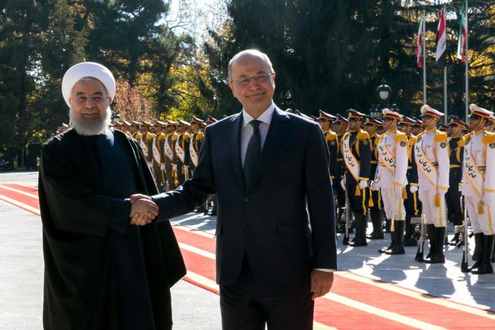روحاني يتوقع زيادة حجم التبادل التجاري مع العراق برغم العقوبات الأمريكية