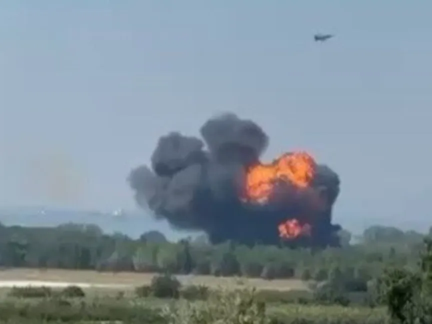 تحطم مقاتلة f16 غرب تركيا