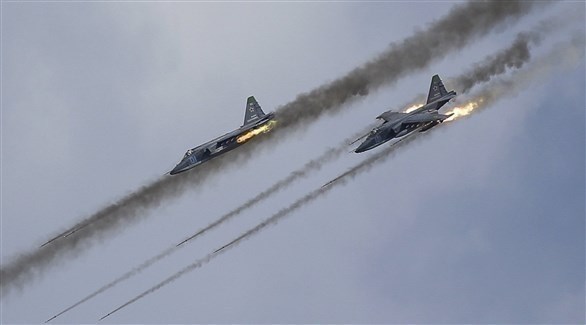 40 غارة للطيران الروسي على حماة وإدلب