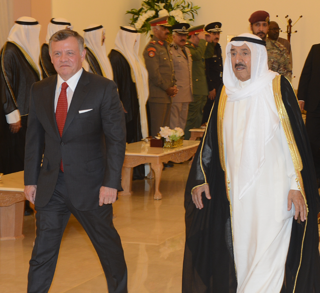 الملك عبدالله الثاني يؤكد عمق العلاقات مع دولة الكويت ويعرب عن تقديره لدعمها  