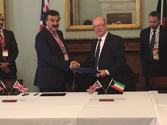 الكويت والمملكة المتحدة توقعان على خطة عمل لجنة التوجيه المشتركة