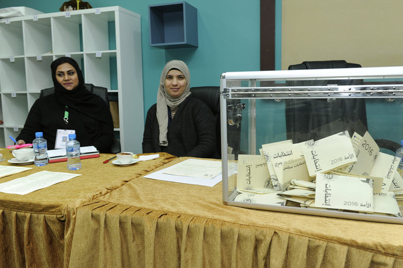 22 وكيلة نيابة يشرفن على انتخابات "امة 2016" للمرة الأولى بتاريخ الكويت 