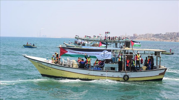 بحرية الاحتلال تعترض مسيرة لـ"كسر الحصار" عن غزة