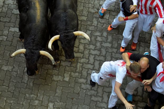 انطلاق مهرجان «سان فيرمين» للثيران في إسبانيا من دون نطح