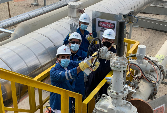 "كيبك" تعلن عن تشغيل خط الغاز لمصفاة الزور