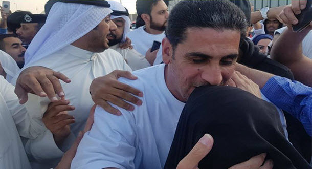 البحري عاد للكويت بعد 12 سنة في سجون أميركا