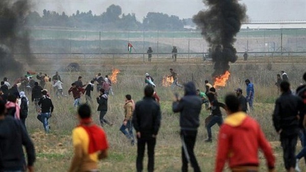 إصابة 4 فلسطينين باشتباكات مع جنود الاحتلال الإسرائيلي في غزة