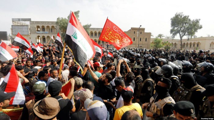 مظاهرات ضد الفساد في بغداد