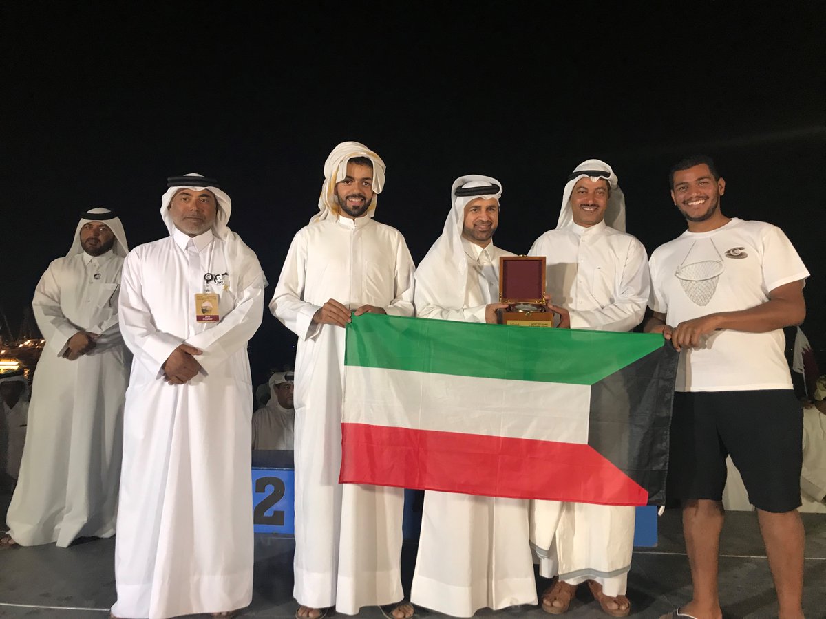 فوز الكويت بالمركزين الأول والثاني في مسابقة الغوص على اللؤلؤ  