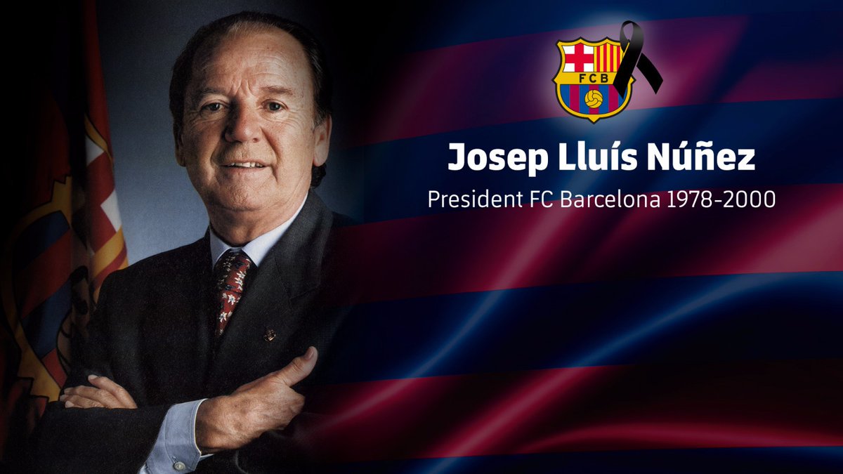 وفاة رئيس برشلونة السابق جوسيب لويس نونيز عن عمر  ناهز 87 عاما