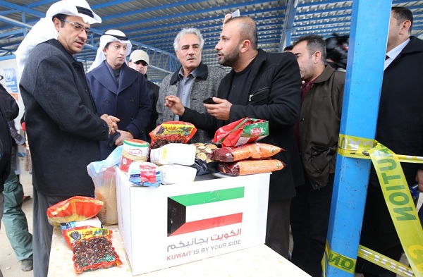 قافلة "دفء الشتاء" الكويتية لإغاثة النازحين السوريين من البرد القارس