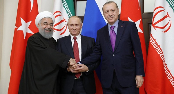 بوتين وأردوغان وروحاني يبحثون الوضع السوري بعد الانسحاب الأمريكي