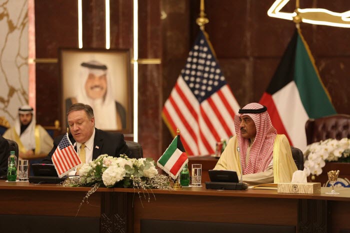 بومبيو: الكويت شريك قوي في مكافحة الإرهاب