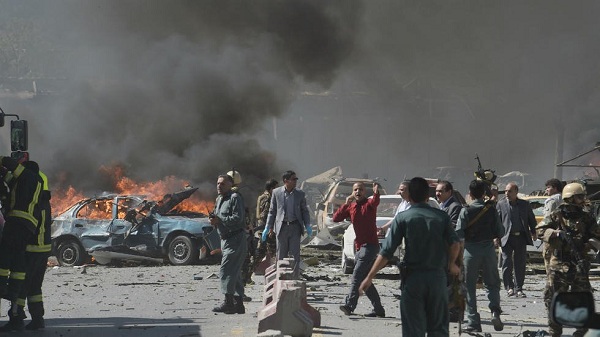مقتل 7 في انفجار سيارة ملغومة قرب وزارة الداخلية الأفغانية في كابول