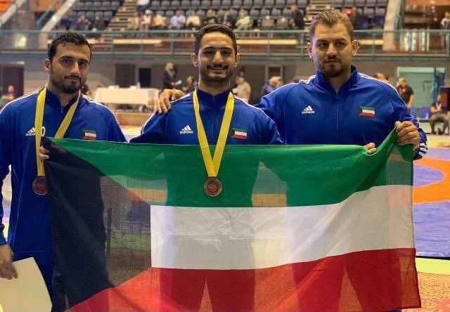 فضية جديدة للكويت بالبطولة العربية للمصارعة الحرة والرومانية