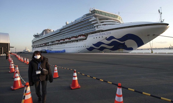 اليابان: ارتفاع الإصابات بـ "كورونا" على متن السفينة الموبوءة إلى 355
