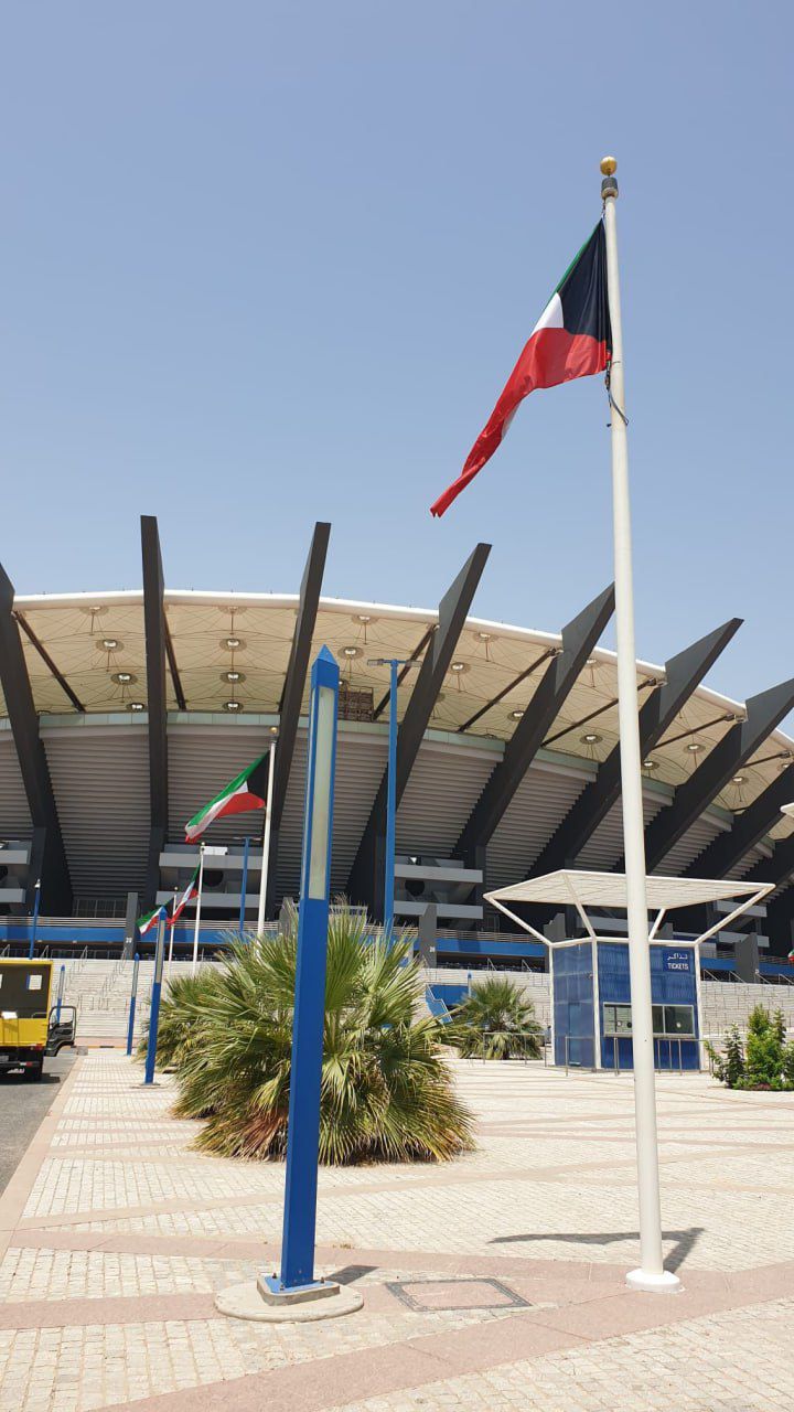  «البلدية» أنهت الترتيبات الخاصة بأعمال النظافة وتزيين إستاد جابر بأعلام الكويت