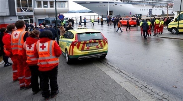 إصابة 33 من طاقم سفينة سياحية نرويجية بكورونا