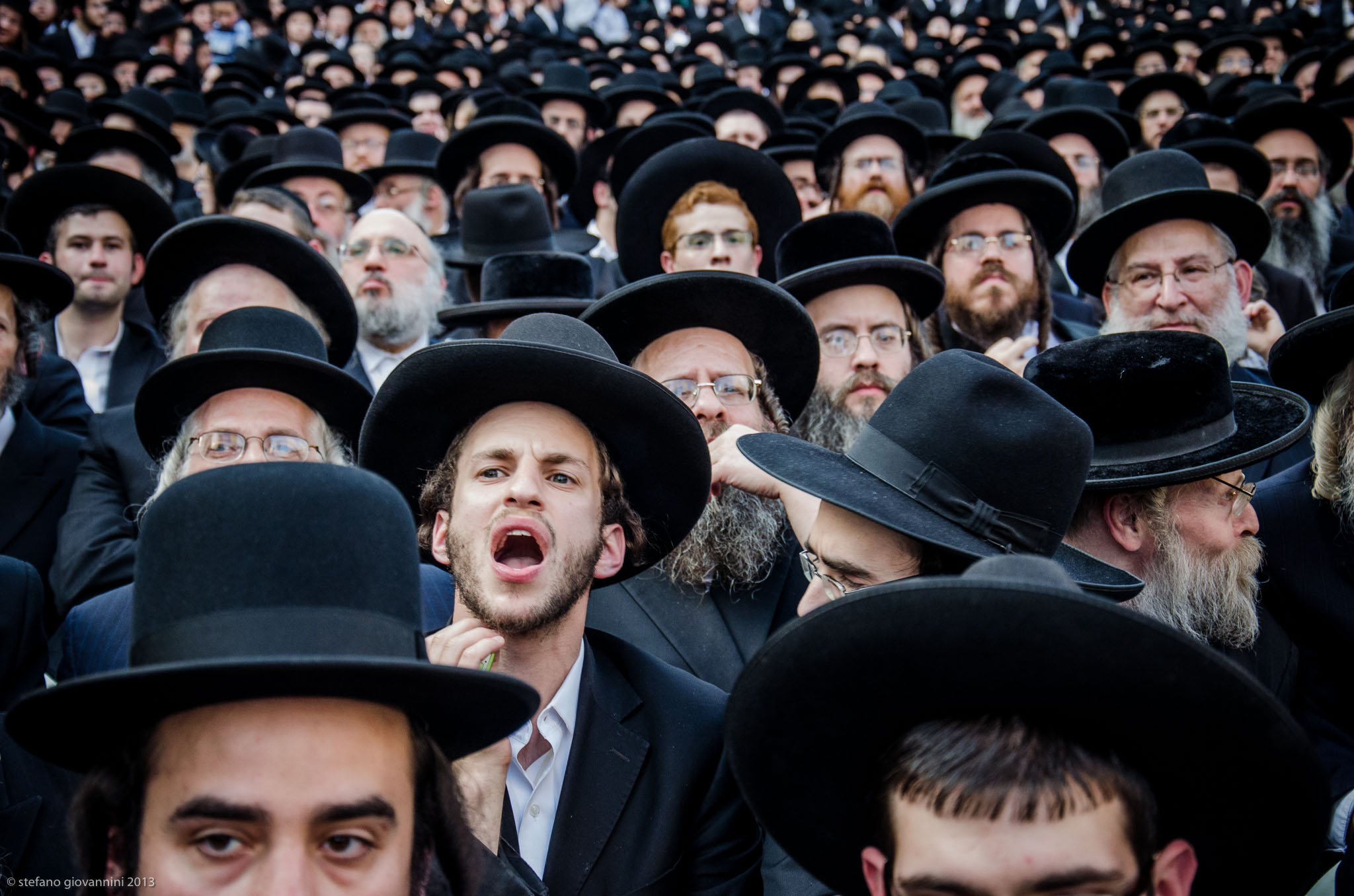  يهود الحريديم يحتجون على قانون التجنيد