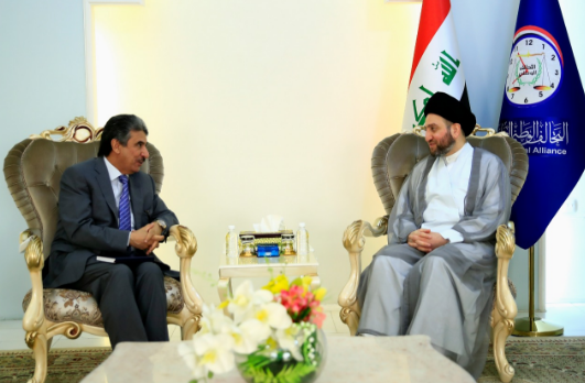 سفيرنا في العراق يبحث مع قيادي عراقي العلاقات بين البلدين 